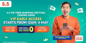 Unlock Early Access to 5.5 Deals from RM5 with Shopee VIP