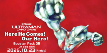 Booster Pack 09 "Here He Comes! Our Hero!" & Starter Deck 04 "Ultraman & Ultraman Cosmos" to be released on Friday, October 23! The Showa Ultraman series makes its first appearance!