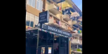 Bangladeshi eatery illegally extends into parking lot; DBKL takes action only after it goes viral
