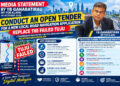Give Malaysian talents a chance to develop TuJu alternative with open tender; be transparent on TuJu
