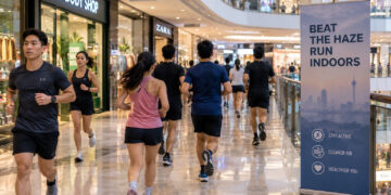 Malaysians take their runs to shopping malls to escape the haze