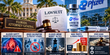 Florida sues Pfizer over Covid-19 vaccine claims